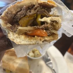 Badd Boys Cafe - Philly Cheesesteak Sandwich