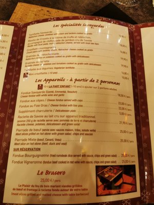 Menu photo 2 La Cabane des Neiges Bourg Saint Maurice, 83