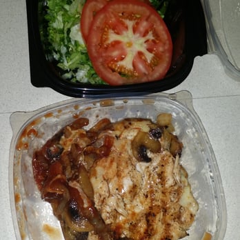 Becks Prime - "the Dreamland"- a microwave nuked chicken breast, some bland sauce, cheese & shrooms + box of lettuce and tomatoes. Overpriced - Fast Food Near Me - Sugar Land, Texas Becks Prime - "the Dreamland"- a microwave nuked chicken breast, some bland sauce, cheese & shrooms + box of lettuce and tomatoes. Overpriced - Fast Food Near Me - Sugar Land, Texas