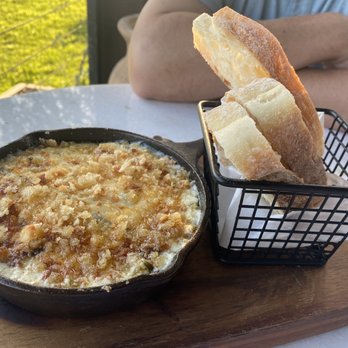 The Vineyard at Florence - Artichoke, cheese appetizer - Wineries Near Me - Florence, Texas