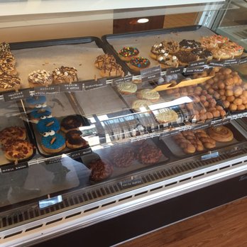 Donut Worry - Display case of specialty donuts - Donuts Near Me - Lawrenceville, Georgia