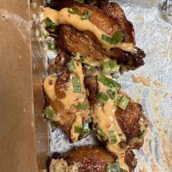 Kitchen AF - Cajun garlic wings with siracha aioli - American Near Me - Winter Park, Florida