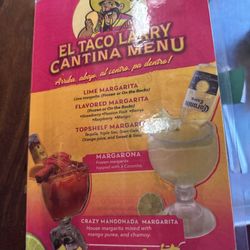 El Taco Larry - Drink Menu