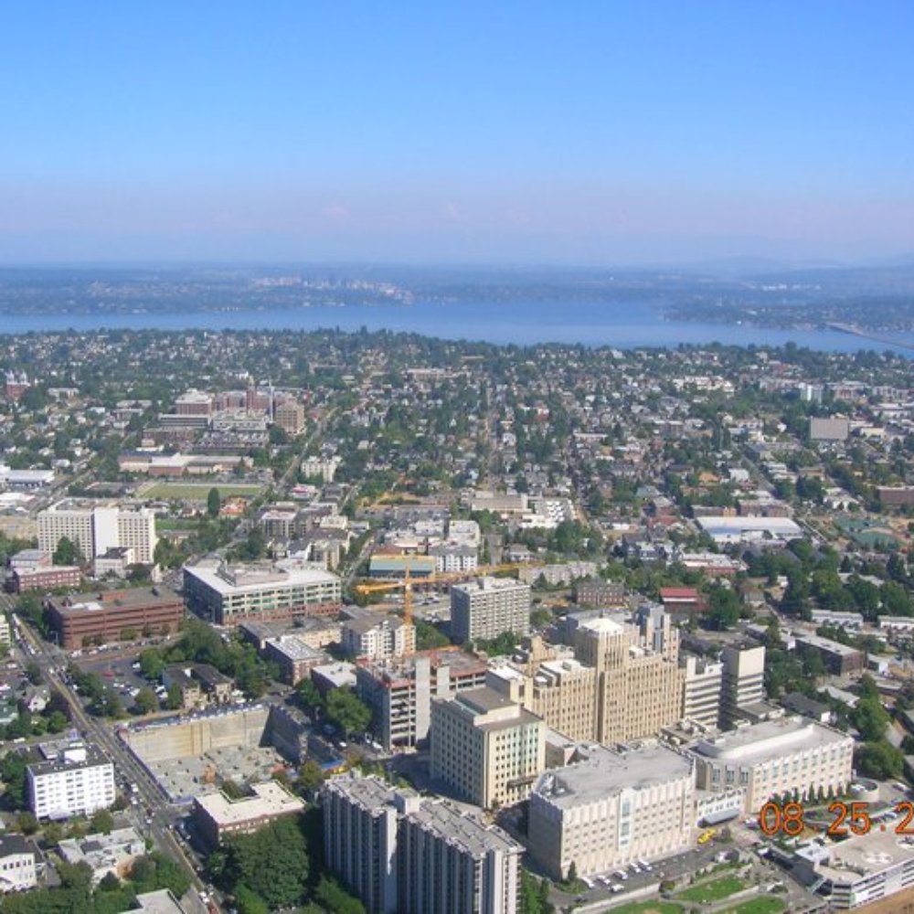 Columbia Tower Club - view from the women's bathroom - Social Clubs Near Me - Seattle, Washington Columbia Tower Club - view from the women's bathroom - Social Clubs Near Me - Seattle, Washington