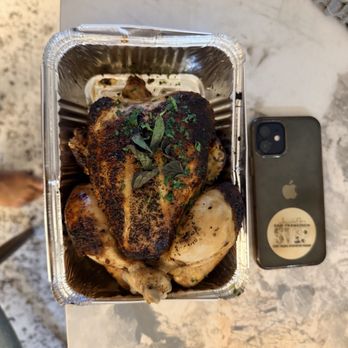 Souvla - iPhone sized chickens, $30 for 1-2lb chicken? Maybe I got a small one? - Greek Near Me - San Francisco, California Souvla - iPhone sized chickens, $30 for 1-2lb chicken? Maybe I got a small one? - Greek Near Me - San Francisco, California