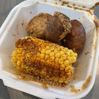 Mike's Seafood - Corn & potatoes - Cajun/Creole Near Me - Houston, Texas Mike's Seafood - Corn & potatoes - Cajun/Creole Near Me - Houston, Texas