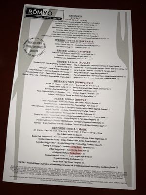 Menu photo 6 Rōmyō Denver, CO