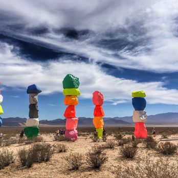 Seven Magic Mountains - Public Art Near Me - Las Vegas, Nevada