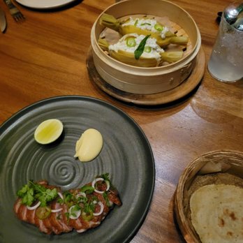 Damian - Duck with PINEAPPLE BUTTER,  2 elote tamales - Mexican Near Me - Los Angeles, California