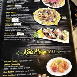 Fiesta Garibaldi Mexican Grill - Menu