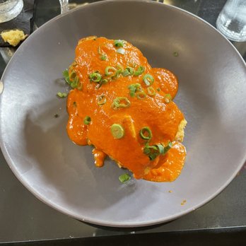 Five Central - Crab Cake Benedict - New American Near Me - Houston, Texas