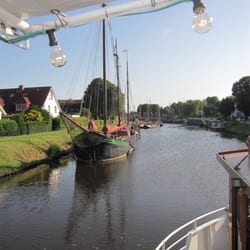 Raddampfer Concordia II - Während der Fahrt auf der Harle an Bord der