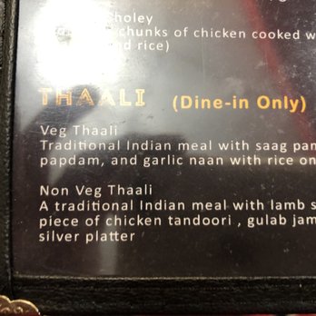 Shaan Indian Cuisine - You'll find this on the very last page of the menu. - Indian Near Me - Cincinnati, Ohio Shaan Indian Cuisine - You'll find this on the very last page of the menu. - Indian Near Me - Cincinnati, Ohio