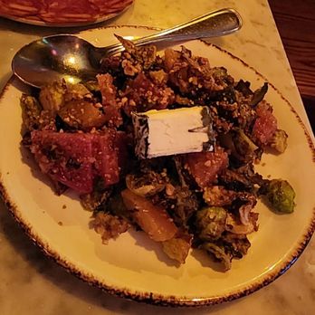 Bar Isabel - Beet salad with chorizo in the background - Spanish Near Me - Toronto, Ontario