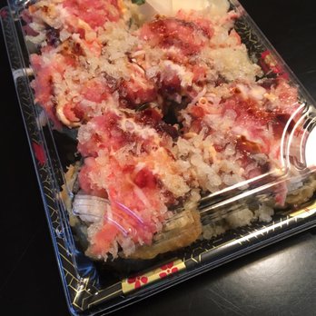 Fuji Moto - Legend roll. Pretty good, but very big pieces that fall apart. - Sushi Bars Near Me - Lexington, North Carolina