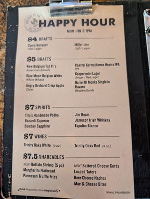 Menu photo 2 WOB Bar & Kitchen Royal Palm Beach, FL Menu photo 2 WOB Bar & Kitchen Royal Palm Beach, FL