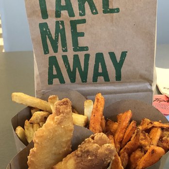 Triple O's - Fish & chips with yam fries side order - Burgers Near Me - Burnaby, British Columbia Triple O's - Fish & chips with yam fries side order - Burgers Near Me - Burnaby, British Columbia