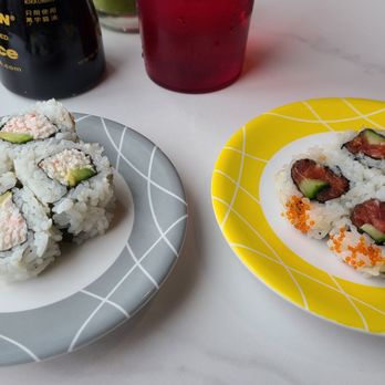 Fuji Sushi Buffet - California Roll and Spicy Tuna Roll - Japanese Near Me - Concord, California