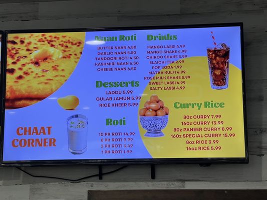 Menu photo 3 Chaat Corner Redmond, WA
