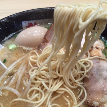 Ramen Tatsunoya - Hakata style Hosomen (thin noodles). Order them extra hard (BariKata) for the real deal. - Ramen Near Me - Pasadena, California Ramen Tatsunoya - Hakata style Hosomen (thin noodles). Order them extra hard (BariKata) for the real deal. - Ramen Near Me - Pasadena, California