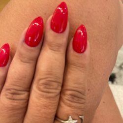 Nail Color and Spa - Nails are medium length but he charges me xtra for LONG nails.  Unfortunately I won't be going back !