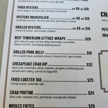 Loch Bar - Loch Bar menu - Seafood Near Me - Houston, Texas