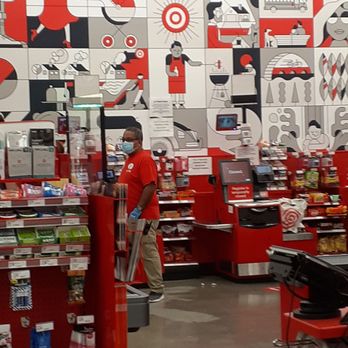 Target - Interior view, masked employee, single line spacing, etc - Department Stores Near Me - Washington, DC, District of Columbia Target - Interior view, masked employee, single line spacing, etc - Department Stores Near Me - Washington, DC, District of Columbia