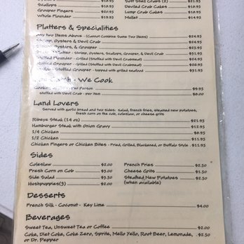 Posey's Steam Room & Oyster Bar - Menu - Seafood Near Me - Panacea, Florida Posey's Steam Room & Oyster Bar - Menu - Seafood Near Me - Panacea, Florida