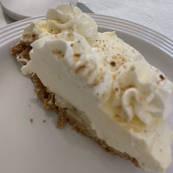 Crumbly Cafe & Bakery - Banana Cream Pie (1 piece cut) @ Crumbly - Bakeries Near Me - New York, New York Crumbly Cafe & Bakery - Banana Cream Pie (1 piece cut) @ Crumbly - Bakeries Near Me - New York, New York