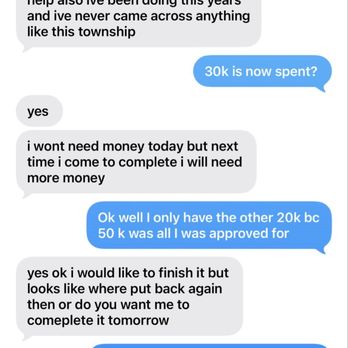 AP Paving & Masonry - Him telling me he needs more money after they had only done one half of a day of work before getting shut down - Masonry/Concrete Near Me - Wayne, Pennsylvania