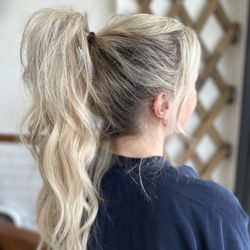 Toni Fountain Hair - Yes, with this concealed extension method, you can wear your hair up in a high ponytail!