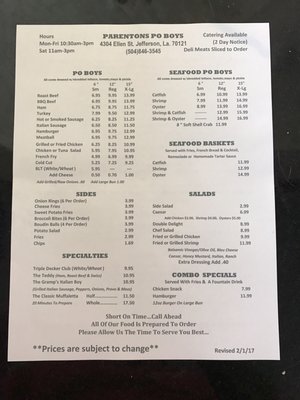 Parentons Poboys by null