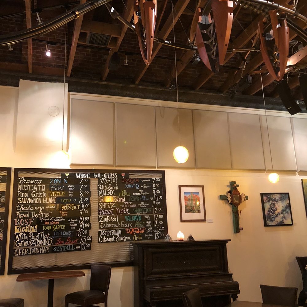 Raven Cafe - Local art decor on walls with old school piano - Sandwiches Near Me - Prescott, Arizona Raven Cafe - Local art decor on walls with old school piano - Sandwiches Near Me - Prescott, Arizona