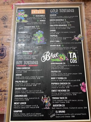 Menu photo 1 Blue Morelos Puerto Morelos, ROO Menu photo 1 Blue Morelos Puerto Morelos, ROO