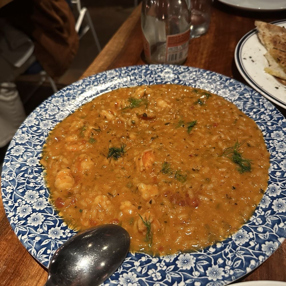 Shrimp risotto