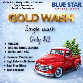 Bluestar Xpress Wash - Car Wash Near Me - Marysville, California Bluestar Xpress Wash - Car Wash Near Me - Marysville, California