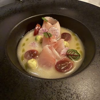 The Pines Modern Steakhouse - Cold Smoked Hamachi Crudo - Steakhouses Near Me - S Highland, California The Pines Modern Steakhouse - Cold Smoked Hamachi Crudo - Steakhouses Near Me - S Highland, California