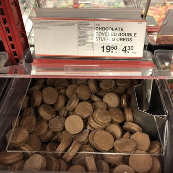 Bulk Barn - a display of chocolate covered cookies - Grocery Near Me - Toronto, Ontario