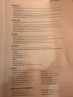 Menu photo 5 Ted's Montana Grill Buford, GA