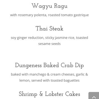 Napa Cafe - Appetizers NYE 2021 - New American Near Me - Memphis, Tennessee