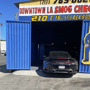 Downtown La smog check - A Porsche showing up in my shop. How fancy. - Smog Check Stations Near Me - Los Angeles, California Downtown La smog check - A Porsche showing up in my shop. How fancy. - Smog Check Stations Near Me - Los Angeles, California