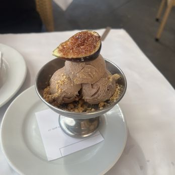 Angele Restaurant & Bar - Fig ice cream - French Near Me - Napa, California