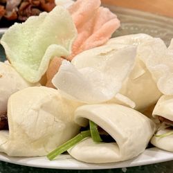 Delicious Beijing duck wrap.