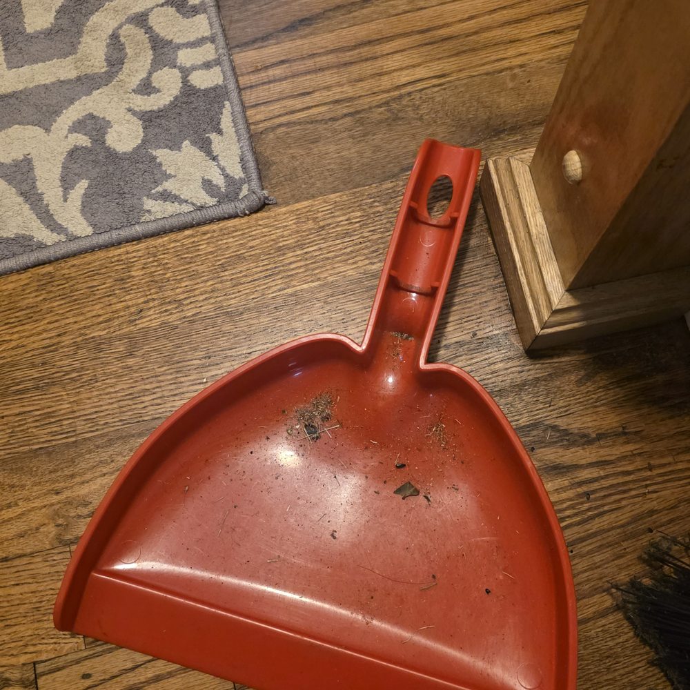 Kompulsive Kleaners - Foyer floor not swept - Home Cleaning Near Me - Greenville, South Carolina