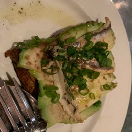 White Anchovy and Avocado