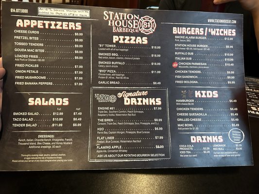Menu photo 1 Station House 81 Commercial Point, OH Menu photo 1 Station House 81 Commercial Point, OH