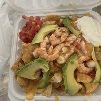 Huertas Restaurant - Shrimp Nachos Supremos - Seafood Near Me - Indio, California Huertas Restaurant - Shrimp Nachos Supremos - Seafood Near Me - Indio, California
