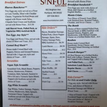 The Sinful Kitchen - Breakfast & Brunch Near Me - Portland, Maine The Sinful Kitchen - Breakfast & Brunch Near Me - Portland, Maine