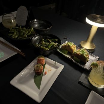 Kaviar Restaurants - Pasadena - Shishito peppers, Spicy Tuna Crispy Rice, spicy Edamame - Sushi Bars Near Me - Pasadena, California