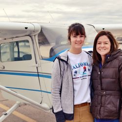 Desert Flying Club - After my first solo with DFC in their Cessna 172!